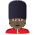 💂🏿 guard: dark skin tone display on JoyPixels